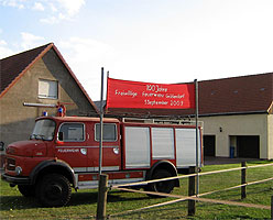 100 Jahre Feuerwehr - Banner - 2009